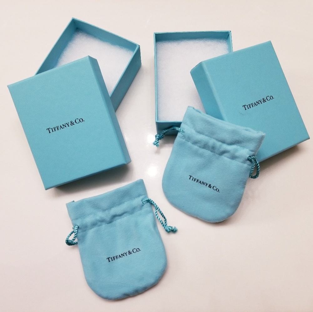 Tiffany & Co. Authentic boxes and pouches